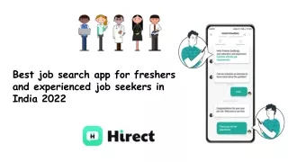 b est job search app for freshers and experienced job seekers in india 2022