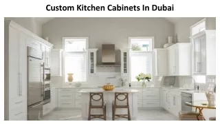 custom kitchen cabinets in dubai