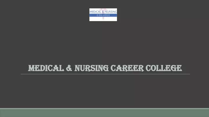 medical nursing career college medical nursing