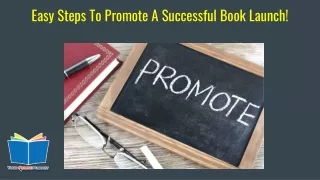 easy steps to promote a successful book launch