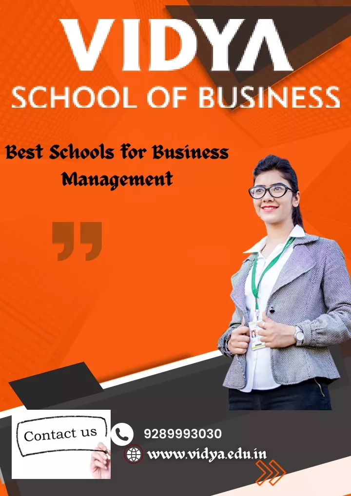 best schools for business management