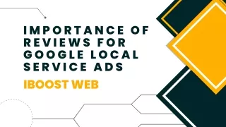 Importance Of Reviews For Google Local Service Ads