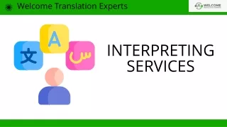 welcome translation experts