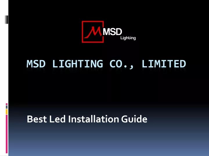 best led installation guide