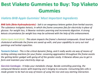 Best Viaketo Gummies to Buy