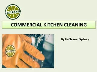 Commercial Kitchen Cleaning Sydney