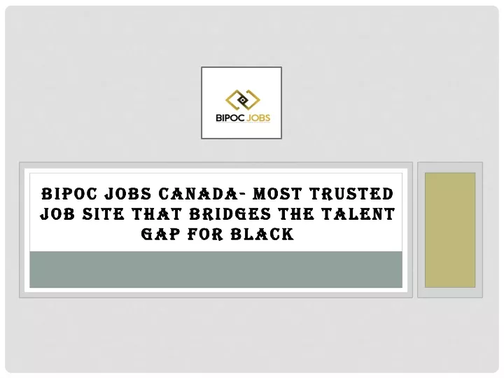 bipoc jobs canada most trusted job site that bridges the talent gap for black