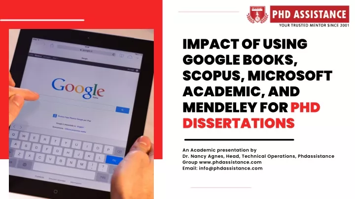 impact of using google books scopus microsoft