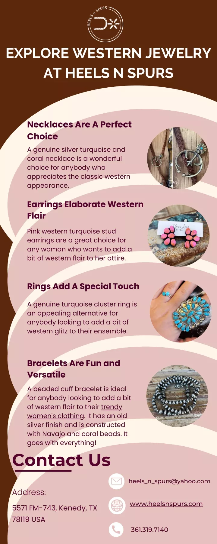 explore western jewelry at heels n spurs