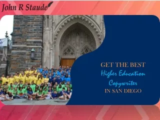 Get The Best Higher Education Copywriter In San Diego