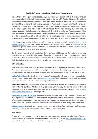 read india s latest political news updates