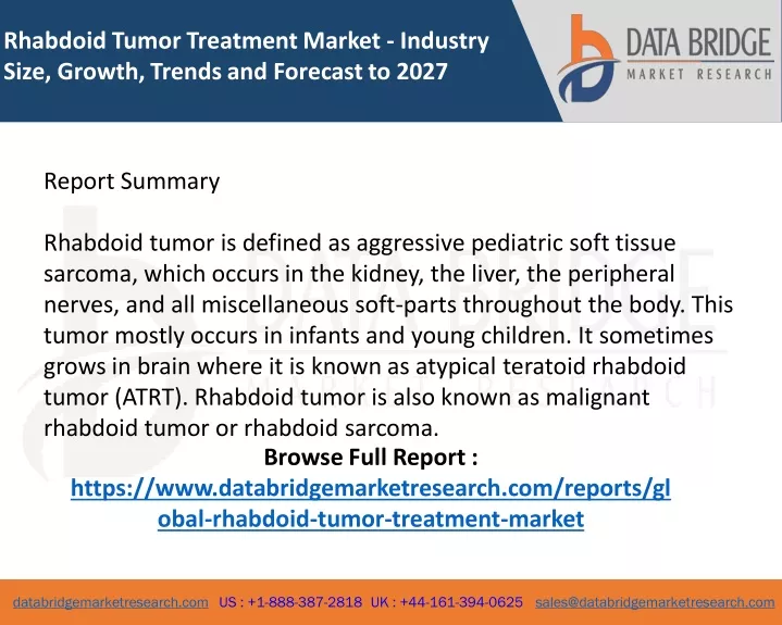 rhabdoid tumor treatment market industry size