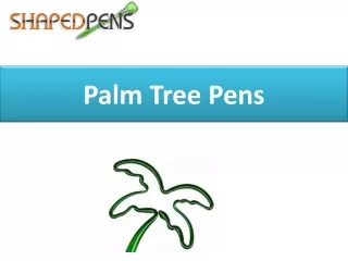 palm tree pens