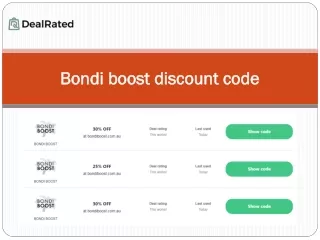bondi boost discount code