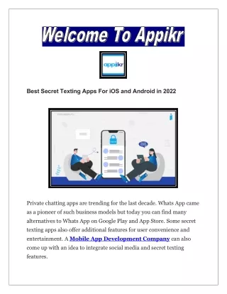 best secret texting apps for ios and android