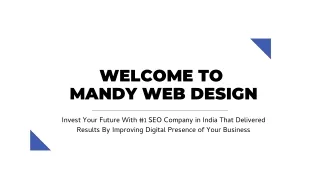 Best SEO Company - Mandy Web Design
