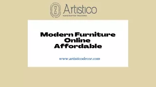 Modern furniture online affordable