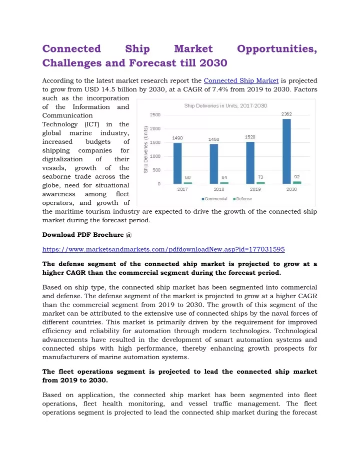 connected challenges and forecast till 2030