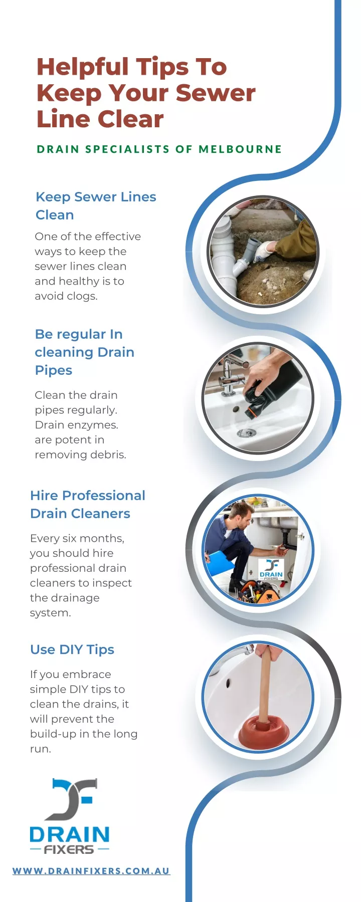 helpful tips to keep your sewer line clear