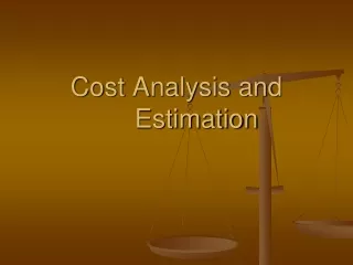 Cost Analysis by MARK HIRSHEY