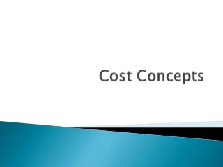 Cost Concepts