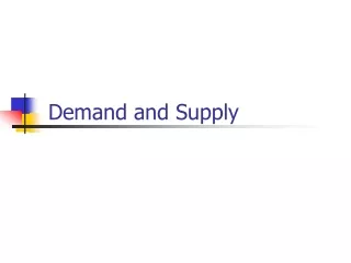 determinants of supply