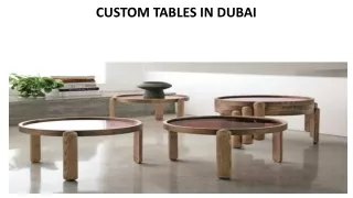 custom tables in dubai