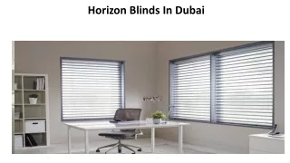 horizon blinds in dubai