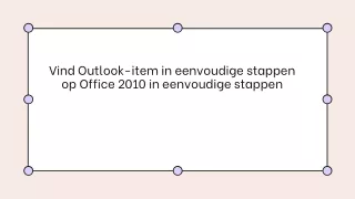Hoe om te gaan met fouten bij het uplVind Outlook-item in eenvoudige stappen op Office 2010 in eenvoudige stappenoaden v