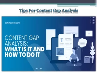 Tips For Content Gap Analysis
