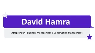 David Hamra - A Very Optimistic Person - Tulsa, Oklahoma