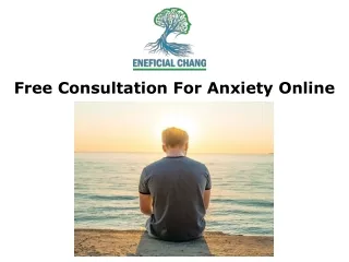 Free Consultation For Anxiety Online