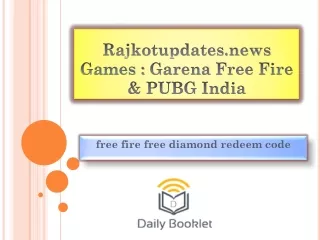 rajkotupdates.news games - garena free fire & pubg india