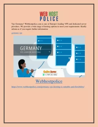 Germany Vps Webhostpolice.com