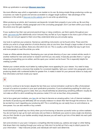 write up syndication is amongst discover more here