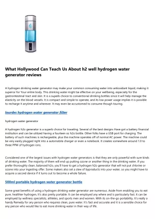 How to Master hydrogen generator from water in 6 Simple Steps