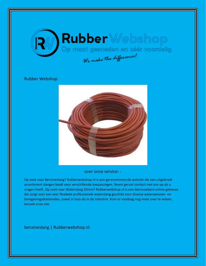 rubber webshop