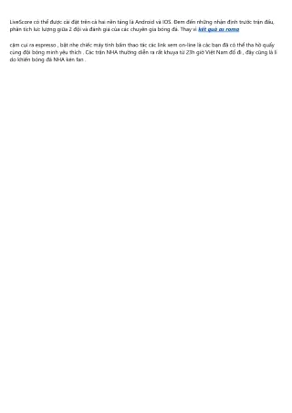 livescore