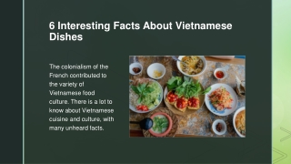 6 Interesting Facts About Vietnamese Dishes