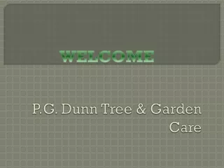 p g dunn tree garden care