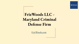 Maryland Criminal Defense Attorney-USA