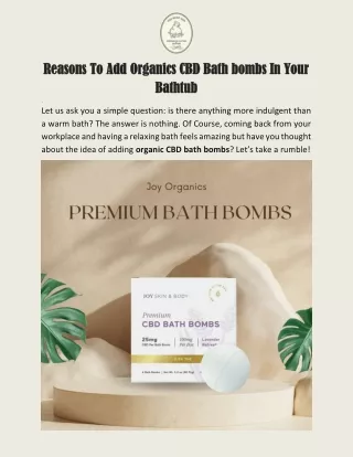 Buy Organics CBD Bath Bombs Online | My Hemp Hen