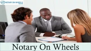 Mobile Notary in Phoenix, Arizona | Notary On Wheels