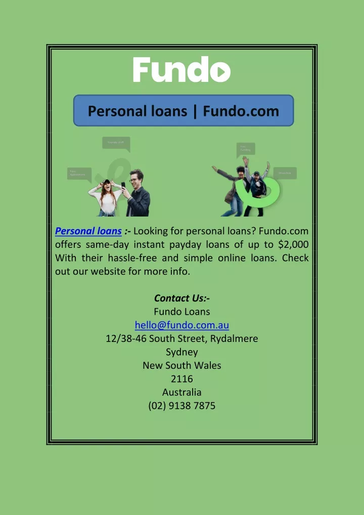 personal loans fundo com