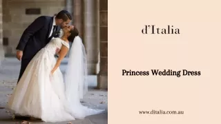 The best place to buy custom princess wedding dress in Australia