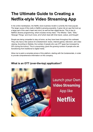 the ultimate guide to creating a netflix style
