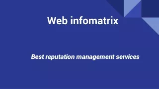 web infomatrix