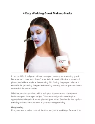4 Easy Wedding Guest Makeup Hacks