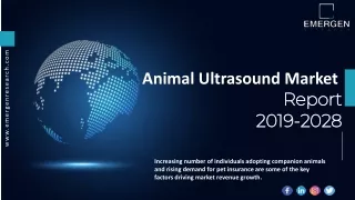 Animal Ultrasound Market  ppt