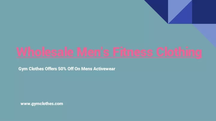 wholesale men s fitness clothing